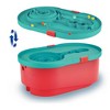 Hape: Quadrilla Stack Track Bucket Wooden Marble Run Construction Set - 2 of 4