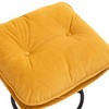 CAVINAS 360° Swivel Accent Chair with Ottoman,Modern Lazy Chair for Living Room,Upholstered Armchair with Metal Base,Living Room Furniture - 3 of 4