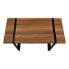 PAGED 49"L Computer Desk, Simple Modern Office Desk with Wooden Desktop and Black Metal Legs for Office, Study - 4 of 4