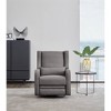 Westwood Design Elsa Manual Swivel Glider Harbor - Gray - image 2 of 4