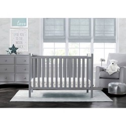 Delta Children Tribeca 4 In 1 Convertible Crib White Gray Target