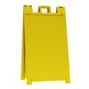 Plasticade 130-Y Signicade A Frame Plain Portable Folding Sidewalk Sign, Yellow - image 3 of 4