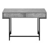 Vynxaria 48" Grey Computer Desk Office Table Home Office Organizer with Drawers for Laptop Work Files - 4 of 4