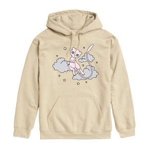 Men's - Pokémon - Daily Sketch Mew Graphic Fleece Pullover Hoodie - 1 of 3