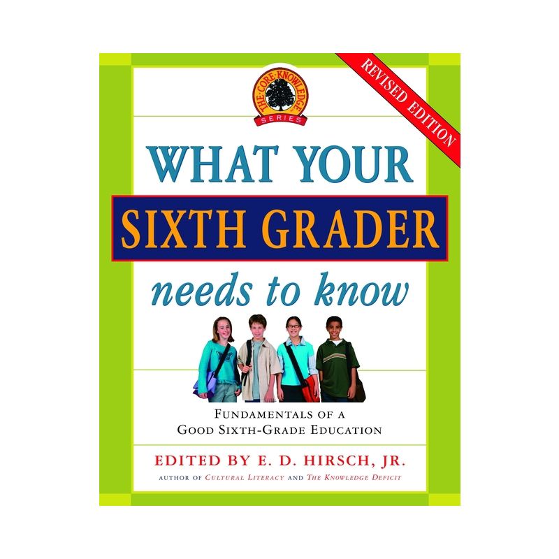 What Your Sixth Grader Needs to Know - (Core Knowledge) by  E D Hirsch (Paperback), 1 of 2