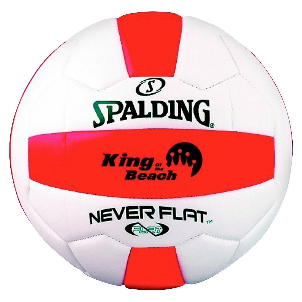 UPC 029321721951 product image for Spalding NeverFlat King of the Beach Outdoor Volleyball, White | upcitemdb.com