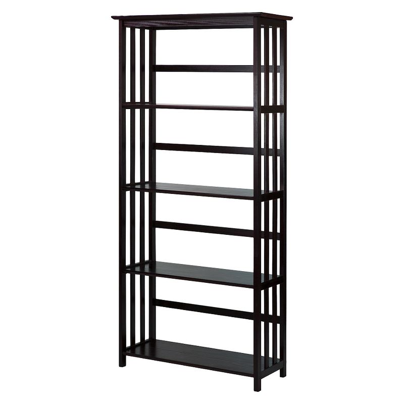 63" 5 Tier Mission Style Bookcase - Flora Home, 4 of 6