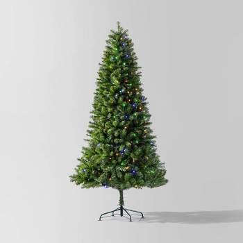 7.5' Pre-lit LED Alberta Spruce Artificial Christmas Tree Multicolor Lights - Wondershop™