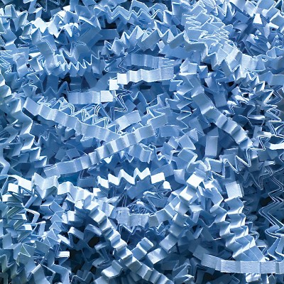 Box Partners Crinkle Paper 10 lb. Light Blue 1/Case CP10M