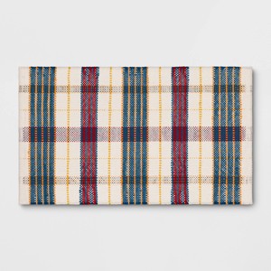 1'8"x2'10" Plaid Rug - Threshold™ - 1 of 4