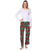 Seven Times Six Sesame Street Womens' Elmo Ugly Christmas Sweater Pajama Lounge Pants Green - 2 of 4