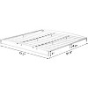 6 Inch Twin Metal Bed Frame,Heavy Duty Low Profile Twin Bed Frame,No Box Spring Needed, Easy Assembly - 2 of 4