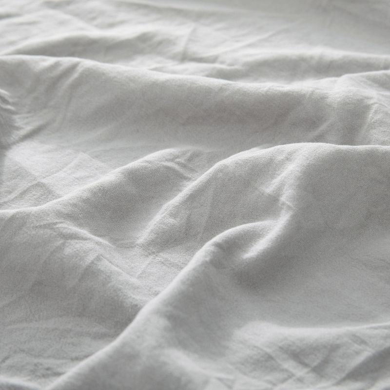 Prewashed Vintage Linen Style Crinkle Sheet Set - Extra Soft, Lightweight Bed Sheets and Pillowcase Set by Sweet Home Collection™, 2 of 6