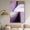 Art Remedy Fashion Fest Amethyst and Earth Combo Retro Abstract Wall Art Framed - 2 of 4