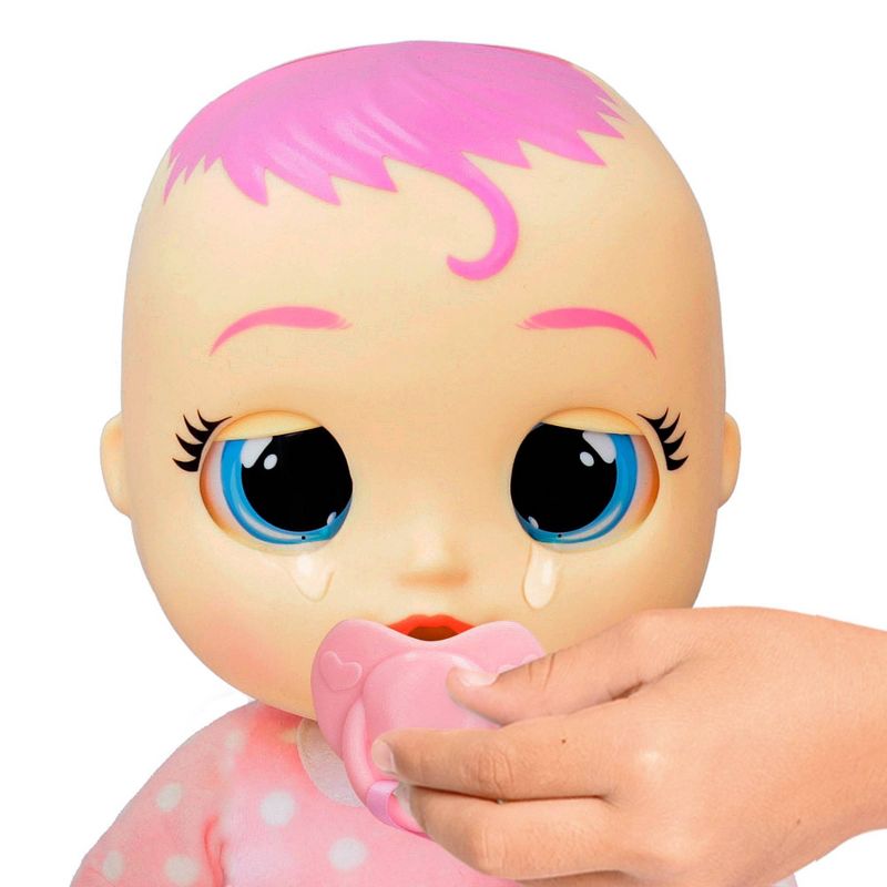 Cry Babies Newborn Coney Interactive Baby Doll with 20+ Baby Sounds and Interactive Bracelet, 5 of 14