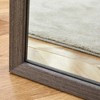 FURNIinspire Full Length Mirrors Floor Standing Wall Mirror, Bedroom Foyer Clothing Store Wall Mounted Mirror, Wooden Frame Square Gray 31.5"*71" - 2 of 4