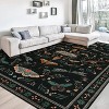 Insect Washable Soft Runner Rug Non-Slip Stain Resistant for Kitchen Hallway Nursery, Ultra-Thin Design - 4 of 4