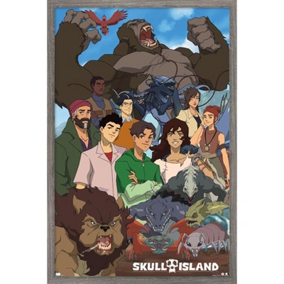 Trends International Skull Island - Group Framed Wall Poster Prints