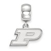 Black Bow Jewelry Sterling Silver Purdue Boilermakers NCAA Bead Charm - 2 of 4