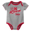 NCAA Nebraska Cornhuskers Infant Girls' 3pk Bodysuit - 3 of 4