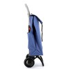 Rolser I-Max Tweed 2 Wheel Foldable Shopping Trolley Blue - 3 of 4