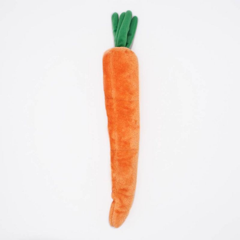ZippyPaws Carrot Jiggler Dog Toy - 21&#34;, 2 of 12