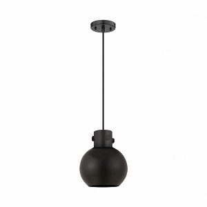 Newton Sphere - 1 Light Pendant with Metal Shade In Industrial Style-9.13 Inches Tall and 8 Inches Wide - 1 of 1