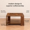 MH London Athena Square Modern Solid Wood Coffee Table For Living Room - 3 of 4