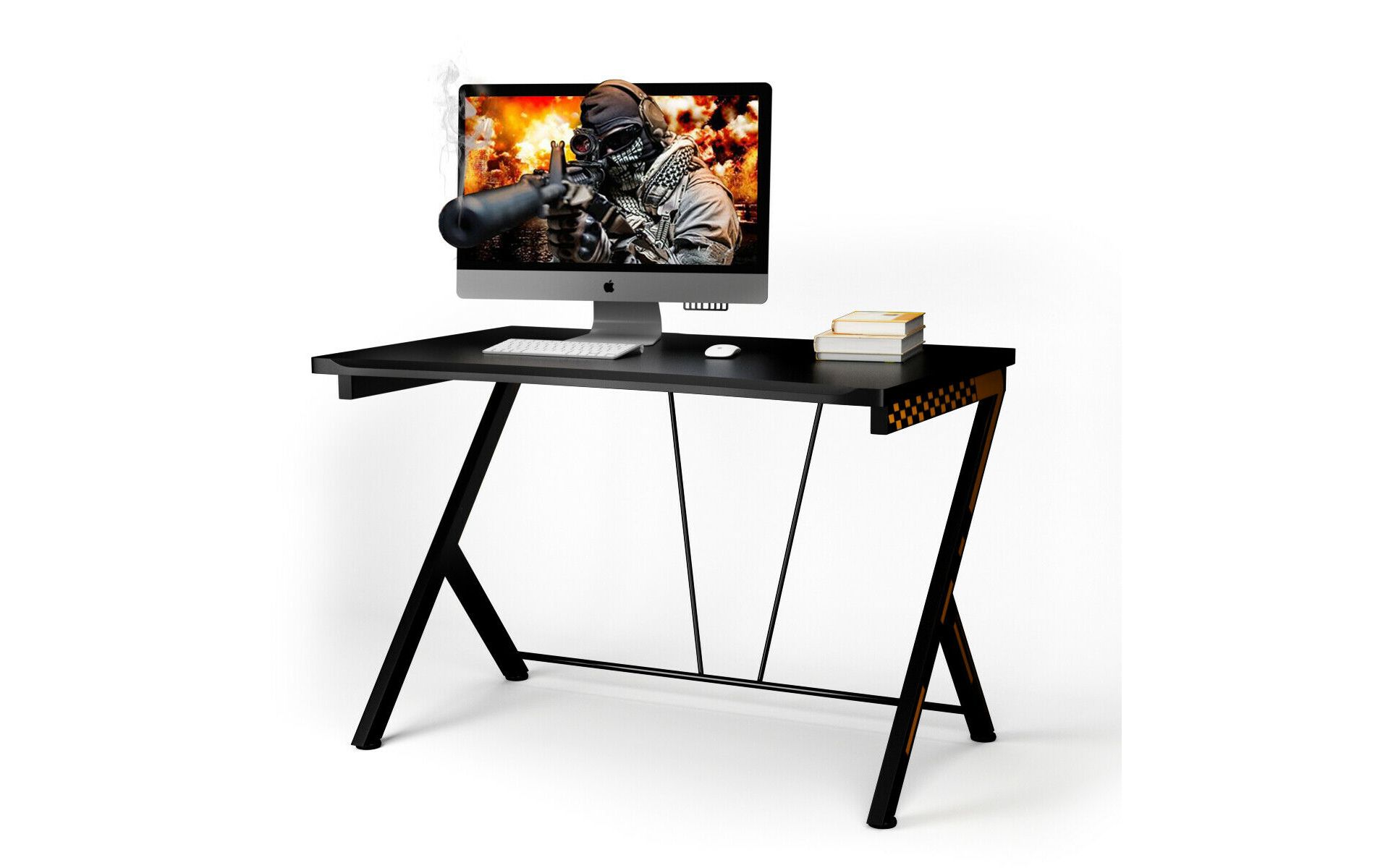Costway Gaming Desk Computer Desk PC Laptop Table Workstation Home Office Ergonomic New