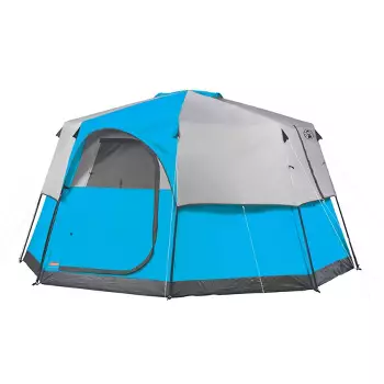 アウトドア テント/タープ Coleman Elite Montana 8-person Lighted Tent - Blue/gray : Target