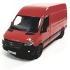 KiNSMART - Mercedes-Benz Sprinter Cargo Van 1:48 O Scale 5" Die Cast Metal Model Toy Van, Pull-Back Action (Red) - 2 of 4