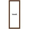PosterPalooza | Panoramic Weathered Gold Picture Frame - UV Acrylic, Foam Board Backing, Hanging Hardware - 2 of 4