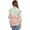Women's Ruffled & Floral Top - entro - 3 of 4