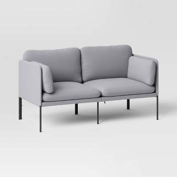 Upholstered Loveseat Gray - Room Essentials™