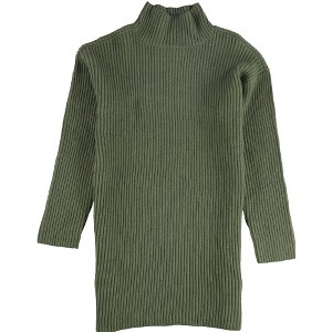 Lucky Brand Womens Solid Ribbed Sweater Dress - 1 of 2