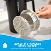 GROSCHE DUBLIN Stainless Steel Double Wall Insulated French Press, 34 fl oz. Capacity - 4 of 4