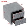 Accent Cabinet Modern with Crystal Handles for Bedroom Storage 18in - 3irtyhousy - 4 of 4