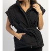 Women's AVALON TIE QUILTED PUFFER VEST - CRESCENT - 3 of 4