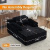 VINGLI Chaise Lounge Chair Boneless Couch Oversized Reading Chair Upholstered Bubble Fleece Cloud Couch Sofa Recliner Bed Comfy Sleeper Couches - 2 of 4