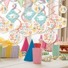 Big Dot of Happiness Groovy Graduation Hippie Decorations Hanging Swirls - Set of 40 - 2 of 4
