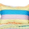 Slickblue 3 PC Handmade Full/Queen Quilt Set, Reversible Vermicelli Quilted, Horizontal Stripes, 37 Color Options - 2 of 4