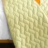 Slickblue Quilt Set Full/Queen with 2 Shams, Pre-Washed Reversible Design, Stripes Pattern, 5 Colors, 3 Piece - 4 of 4
