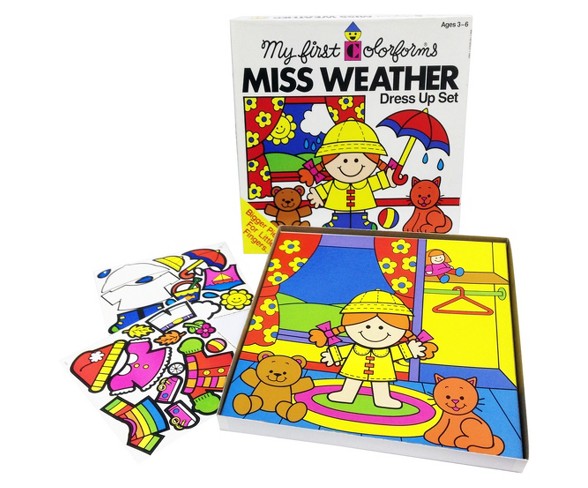 Colorforms Create a Story Miss Weather Re-Stickable Playset
