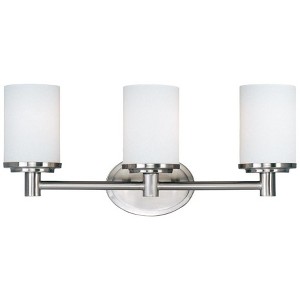 Maxim Lighting Cylinder 3 - Light Vanity in  Satin Nickel - 1 of 1