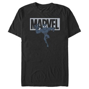 Men's Marvel Black Panther Brick Logo T-Shirt - 1 of 4