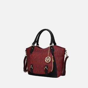 MKF Collection Fula Signature Crossbody Satchel – Vegan Leather Handbag by Mia K - 1 of 4