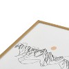 Jessa Gilbert Jumbo Peak Metal Framed Art Print - Deny Designs - 3 of 4