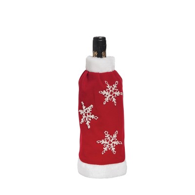 C&F Home Snowy Holiday Wine Bag