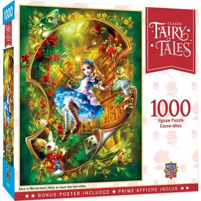MasterPieces 1000 Piece Jigsaw Puzzle For Adults, Family, Or Kids - Alice In Wonderland - 19.25"x26.75"