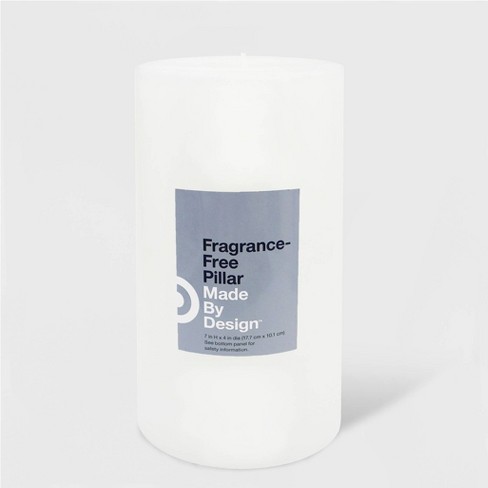 Unscented Pillar Candle White - Made By Design™ - image 1 of 2
